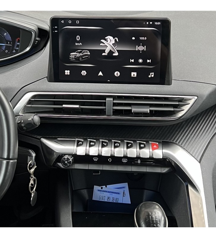 Tablette tactile Android 13.0 + Apple Carplay Peugeot 3008