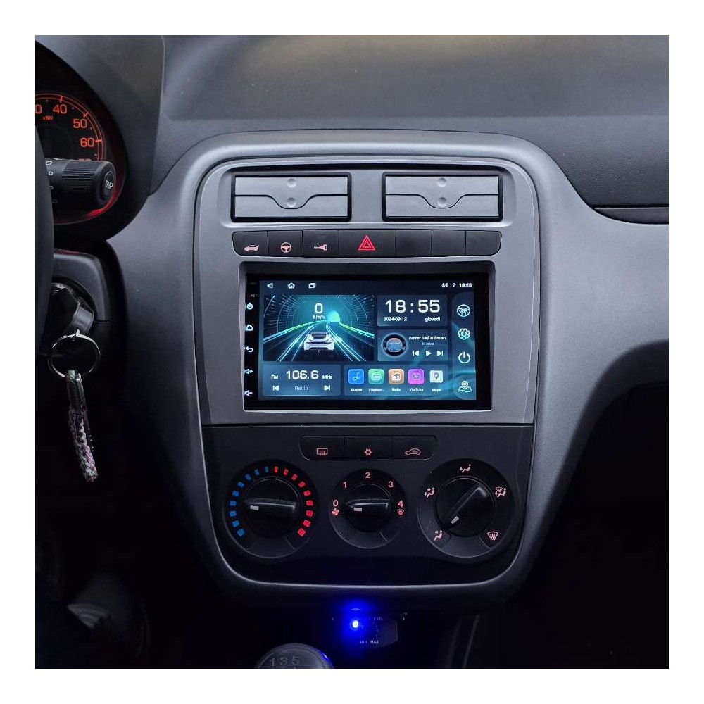 Android Apple Car Fiat Grande Punto
