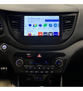 Autoradio Android Hyundai Tucson 2015-2018 Apple CarPlay 10 pollici