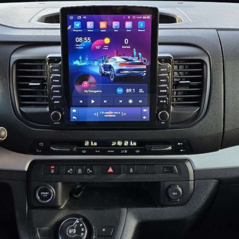 Autoradio Android Citroen SpaceTourer 2016-2021 Apple CarPlay 14.9 pollici