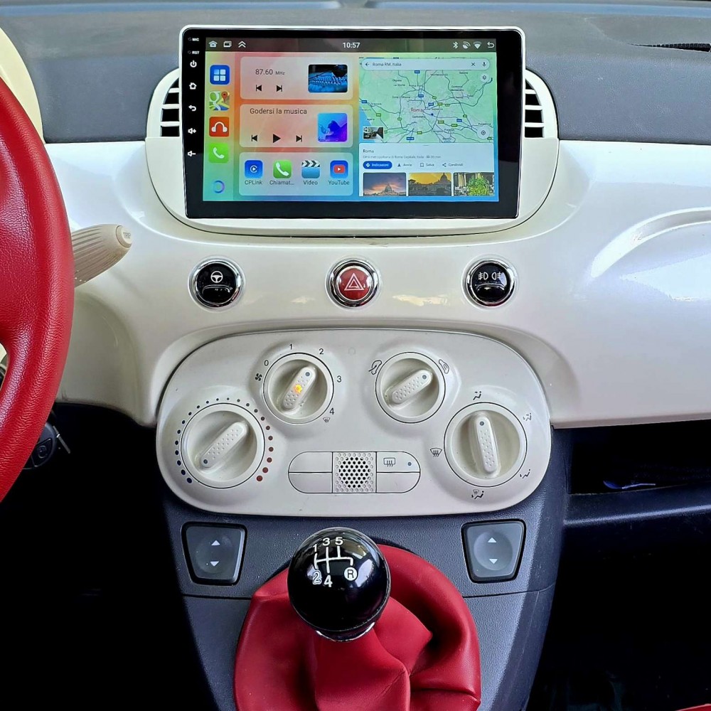 Android Apple Car Fiat 500