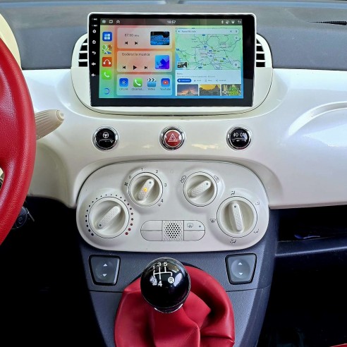 Android Apple Car Fiat 500