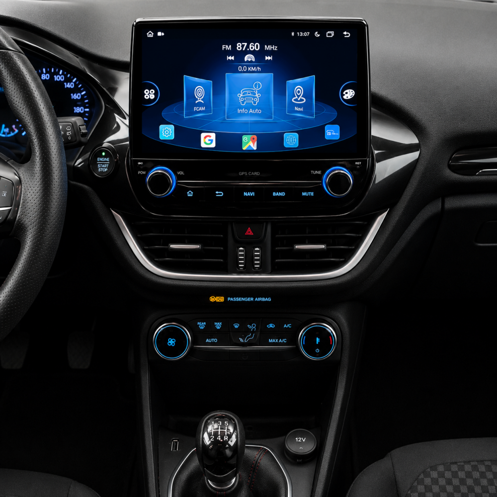 Monitor Android Ford Fiesta Apple CarPlay