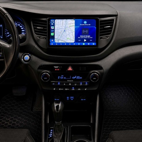 Autoradio Android Hyundai Tucson 2015-2018 Apple CarPlay 10 pollici