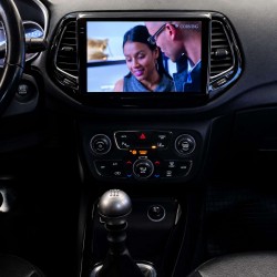 Monitor Android Jeep Compass Apple CarPlay