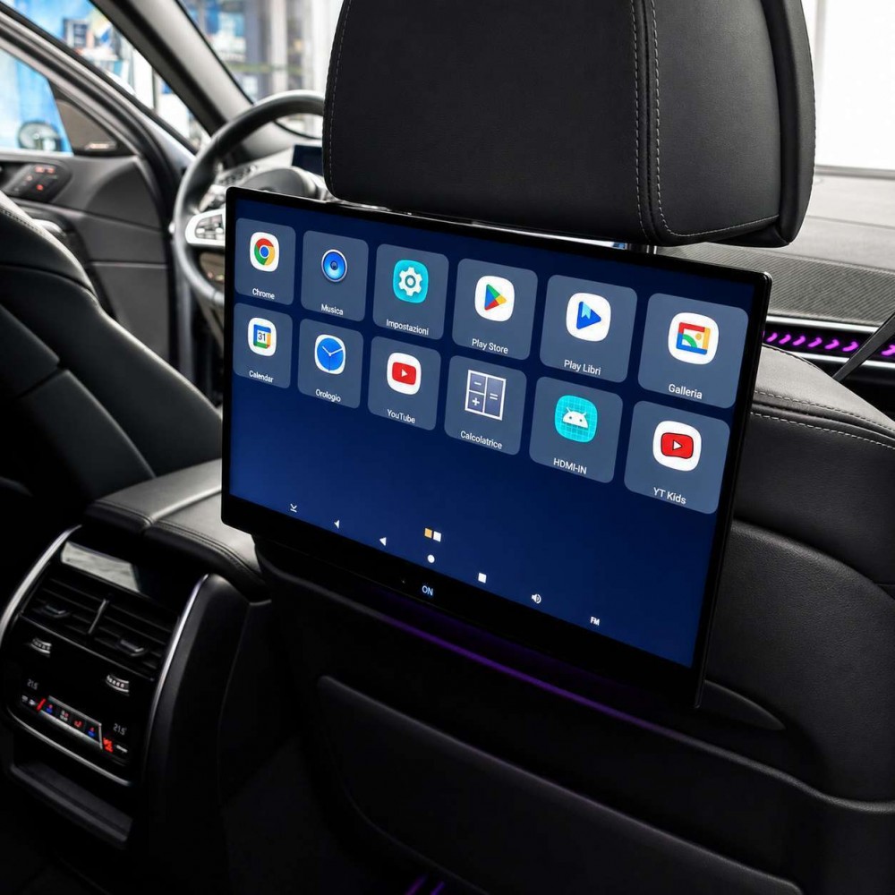 Monitor Poggiatesta Android 13.3 BMW X4 X5 X6 2023-2026