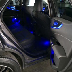 Illuminazione ambiente blu Lexus NX 350h - abitacolo posteriore
