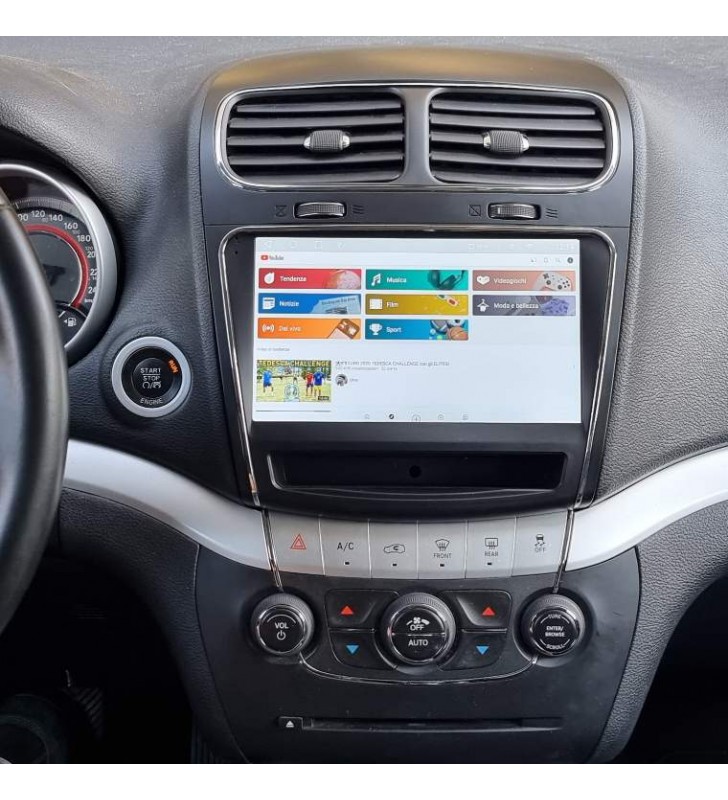 Cartablet Navigatore Fiat Punto EVO con Apple carplay e android